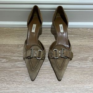Suede Prada Pumps